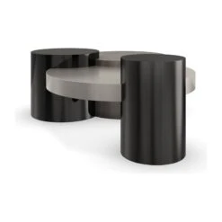 Galaxy Cocktail Table - Silver, Black, Grey 13 Galaxy Cocktail Table - Silver, Black, Grey -France and So Furniture SIG 423 401 SIDE