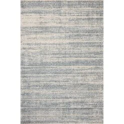 Loloi Silas Oatmeal / Blue 6'-7" X 9'-2" Area Rug