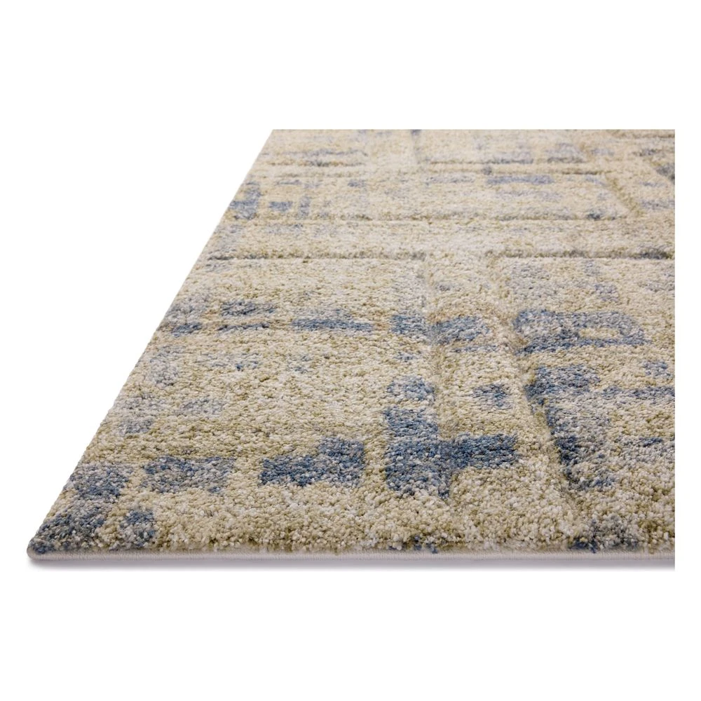 Loloi Silas Blue / Multi 3'-7" X 5'-7" Accent Rug 2 Loloi Silas Blue / Multi 3'-7" X 5'-7" Accent Rug - Image 2