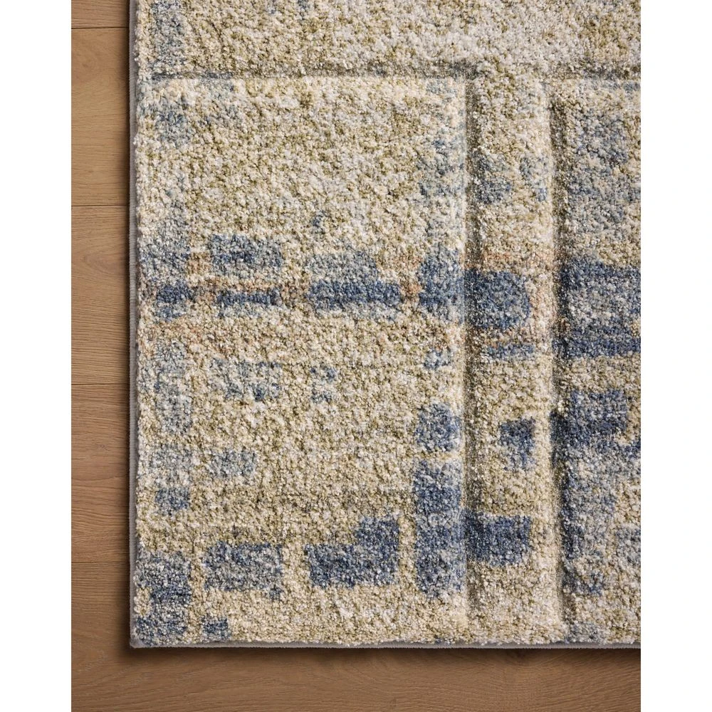 Loloi Silas Blue / Multi 3'-7" X 5'-7" Accent Rug 3 Loloi Silas Blue / Multi 3'-7" X 5'-7" Accent Rug - Image 3