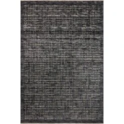 Loloi Soho Onyx / Silver 2'-7" X 12'-0" Runner Rug
