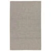 Tseminyu Handmade Solid Gray Area Rug (8'X10')