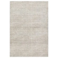 Keviaru Dots Beige/ Gray Runner Rug (2'6"X10')