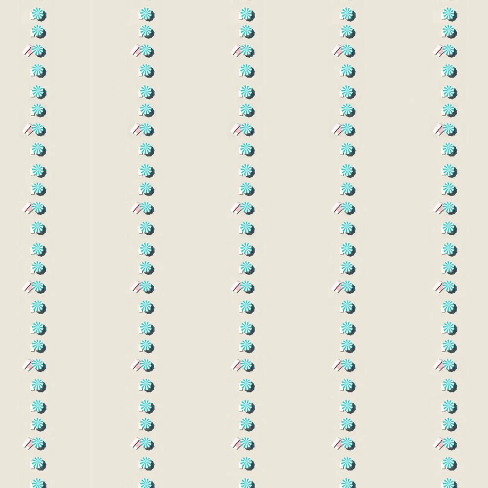 Pinstripe Umbrellas Wallpaper 2 Pinstripe Umbrellas Wallpaper - Image 2