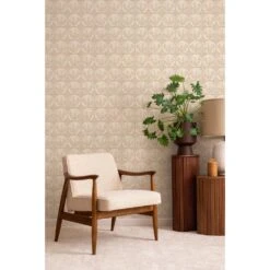 Sankofa Wallpaper -France and So Furniture Sankofa ClayLinen MockUp