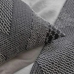 Sashiko Hishi-Moyo Duvet -France and So Furniture SashikoHishiMoyo Detail 1 500x500 crop center c87e30cf 040a 450c 8c61 c10598abdea8