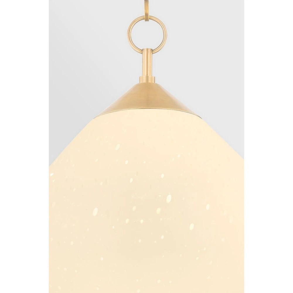 Semilla Pendant - Vintage Brass 18in 5 Semilla Pendant - Vintage Brass 18in - Image 5