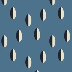 Split Wallpaper -France and So Furniture SplitCircle WC405 BL PM