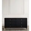 Stanford Six Drawer Dresser - Black