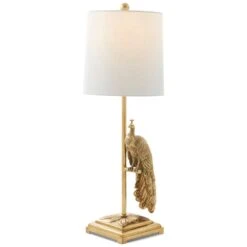 Peacock Table Lamp