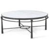 Spencer London Round Metal Cocktail Table