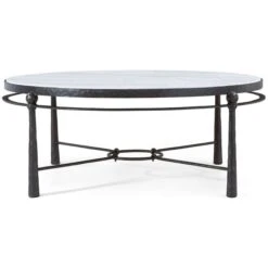 Spencer London Round Metal Cocktail Table -France and So Furniture TA51288 more 2