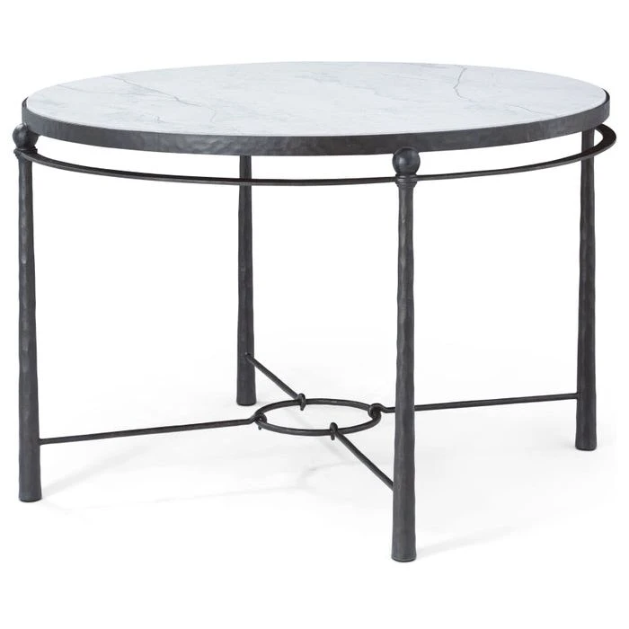 Spencer London Round Metal Center Table 1 Spencer London Round Metal Center Table