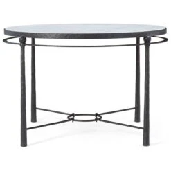 Spencer London Round Metal Center Table 5 Spencer London Round Metal Center Table -France and So Furniture TA55010 more 2
