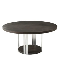 Tambura Dining Table - Brass