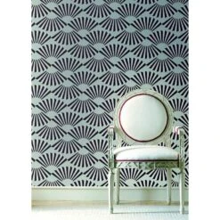 Fanning Out Wallpaper -France and So Furniture TB.FanningOut.Mint Mockup 6ad566f9 d8f6 4798 9505 888d501a2e2e