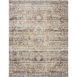 Loloi Theia Taupe / Multi 2'-10" X 8' Runner Rug