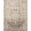 Loloi Theia Taupe / Brick 2'-10" X 8' Runner Rug