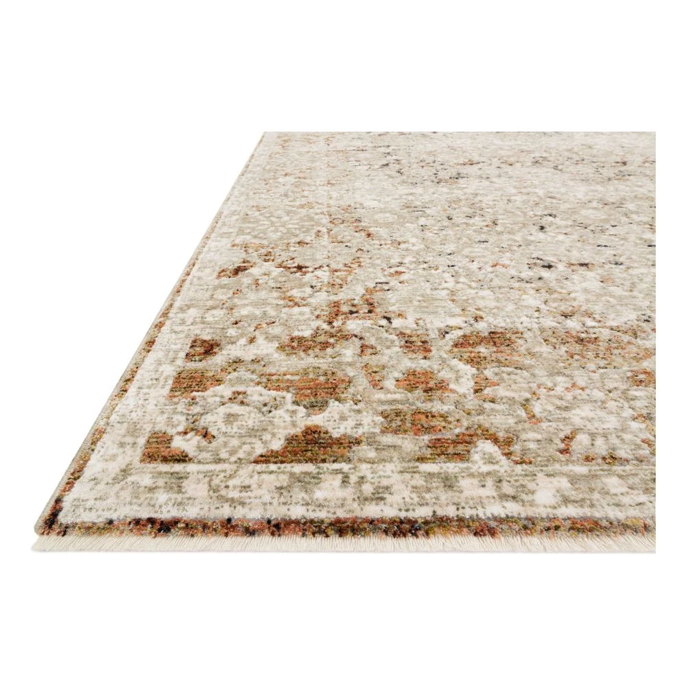 Loloi Theia Natural / Rust 2'-10" X 8' Runner Rug 4 Loloi Theia Natural / Rust 2'-10" X 8' Runner Rug - Image 4