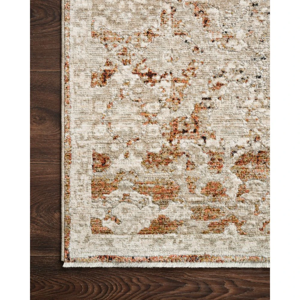 Loloi Theia Natural / Rust 2'-10" X 8' Runner Rug 6 Loloi Theia Natural / Rust 2'-10" X 8' Runner Rug - Image 6