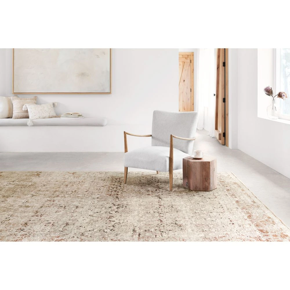 Loloi Theia Natural / Rust 2'-10" X 8' Runner Rug 3 Loloi Theia Natural / Rust 2'-10" X 8' Runner Rug - Image 3