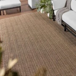 Daphne Handmade Striped Tan/Gray Area Rug (9'X12') -France and So Furniture TLN01 4 4ac70a74 0051 41a7 8844 8e86311bc5a9