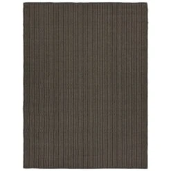 Daphne Handmade Striped Gray/Charcoal Area Rug (4'X6')