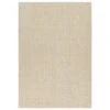 Saira Handmade Striped Ivory/ Beige Area Rug (8'X10')