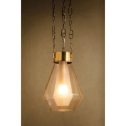 Tragus Pendant - Vintage Brass 14in 13 Tragus Pendant - Vintage Brass 14in -France and So Furniture Tragus Family 004