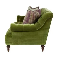 Winger Tufted Scroll Arm Sofa - Green -France and So Furniture U1059 96 more 3