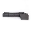 Coral 6-Piece Sectional - Bennett Charcoal