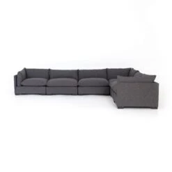 Coral 6-Piece Sectional - Bennett Charcoal
