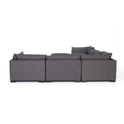Coral 6-Piece Sectional With Ottoman - Bennett Charcoal 7 Coral 6-Piece Sectional With Ottoman - Bennett Charcoal -France and So Furniture UATR S08 008 BCK 2 7b2619f7 1af4 4422 8a92 605a808247dc