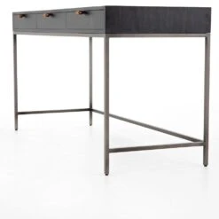 Troy Modular Writing Desk - Black Wash Poplar 21 Troy Modular Writing Desk - Black Wash Poplar -France and So Furniture UFUL 033A DET 1