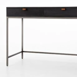 Troy Modular Writing Desk - Black Wash Poplar 27 Troy Modular Writing Desk - Black Wash Poplar -France and So Furniture UFUL 033A DET 7