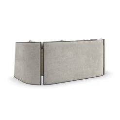 Slice Sofa - Grey, Gold -France and So Furniture UPH 423 111 A BACK 8acaac89 5b85 4f8f a8a0 ee05654be841