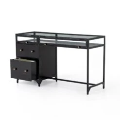 Augustus Desk - Black 31 Augustus Desk - Black -France and So Furniture VBEL 270 OPN 2