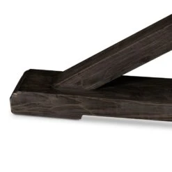 Tahlia Extension Dining Table - Rustic Black Olive -France and So Furniture VCID 26 55 DET 2