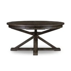 Tahlia Extension Dining Table - Rustic Black Olive -France and So Furniture VCID 26 55 FRT 2