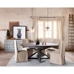 Tahlia Extension Dining Table - Rustic Black Olive -France and So Furniture VCID 26 55 ROM 1