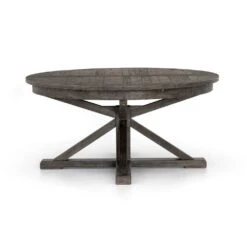Tahlia Extension Dining Table - Rustic Black Olive -France and So Furniture VCID 26 55 SID 2