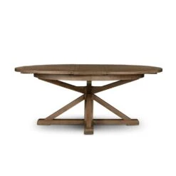 Tahlia Extension Dining Table - Rustic Sundried Ash -France and So Furniture VCID 26 58 FRT 2
