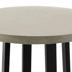 Linus Outdoor Bar Table - Light Grey 15 Linus Outdoor Bar Table - Light Grey -France and So Furniture VCNS 125 DET 1