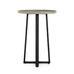 Linus Outdoor Bar Table - Light Grey 13 Linus Outdoor Bar Table - Light Grey -France and So Furniture VCNS 125 SID 1