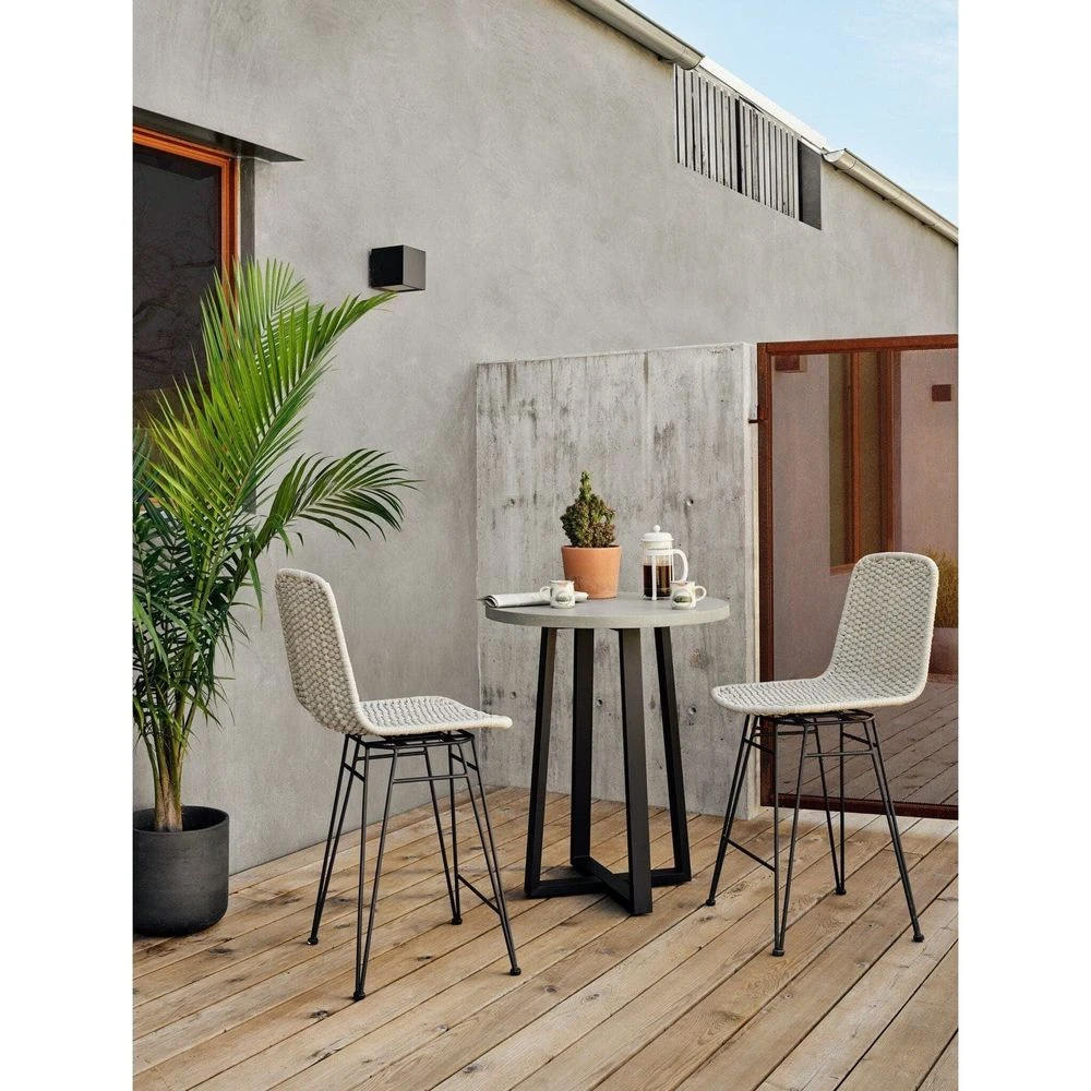 Linus Outdoor Counter Table - Light Grey 9 Linus Outdoor Counter Table - Light Grey - Image 9