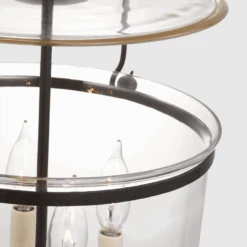 Milford Small Smoke Bell Lantern -France and So Furniture VCS CM CHC2269AICG D2