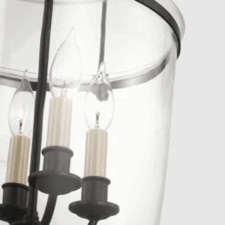 Milford Small Smoke Bell Lantern -France and So Furniture VCS CM CHC2269AICG D4