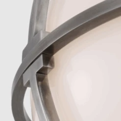 Emerson Medium Captured Globe Pendant - Antique Nickel -France and So Furniture VCS CM CHC5483ANWG D7