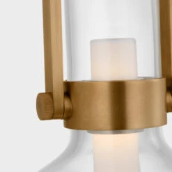 Prescott 18" Empire Pendant - Brass With Clear Glass -France and So Furniture VCS IKF IKF5451HABCG D2