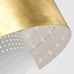 Marquette 38" Layered Pendant - Plaster White -France and So Furniture VCS JN JN5333PWG D2